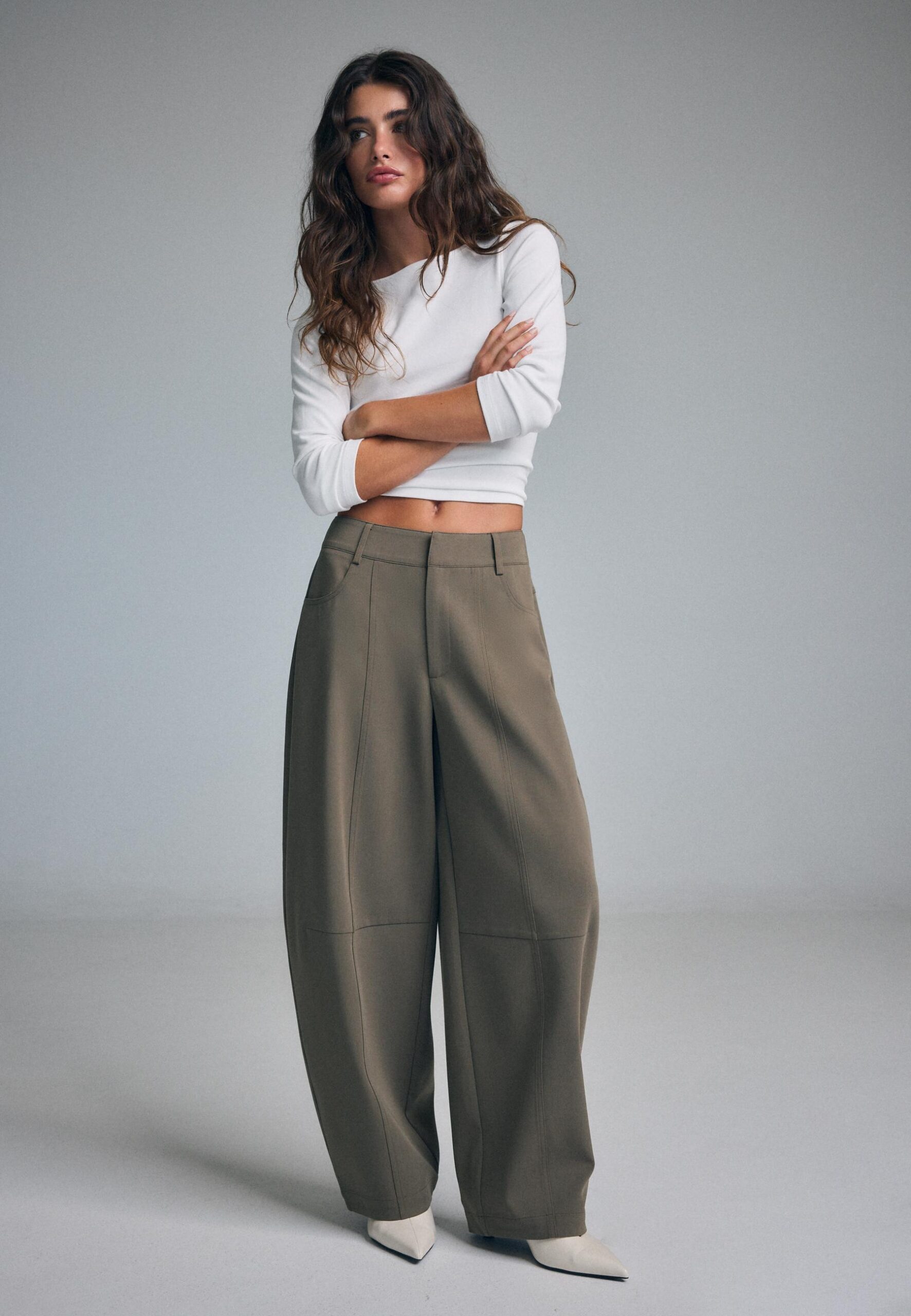 stradivarius barrel broek