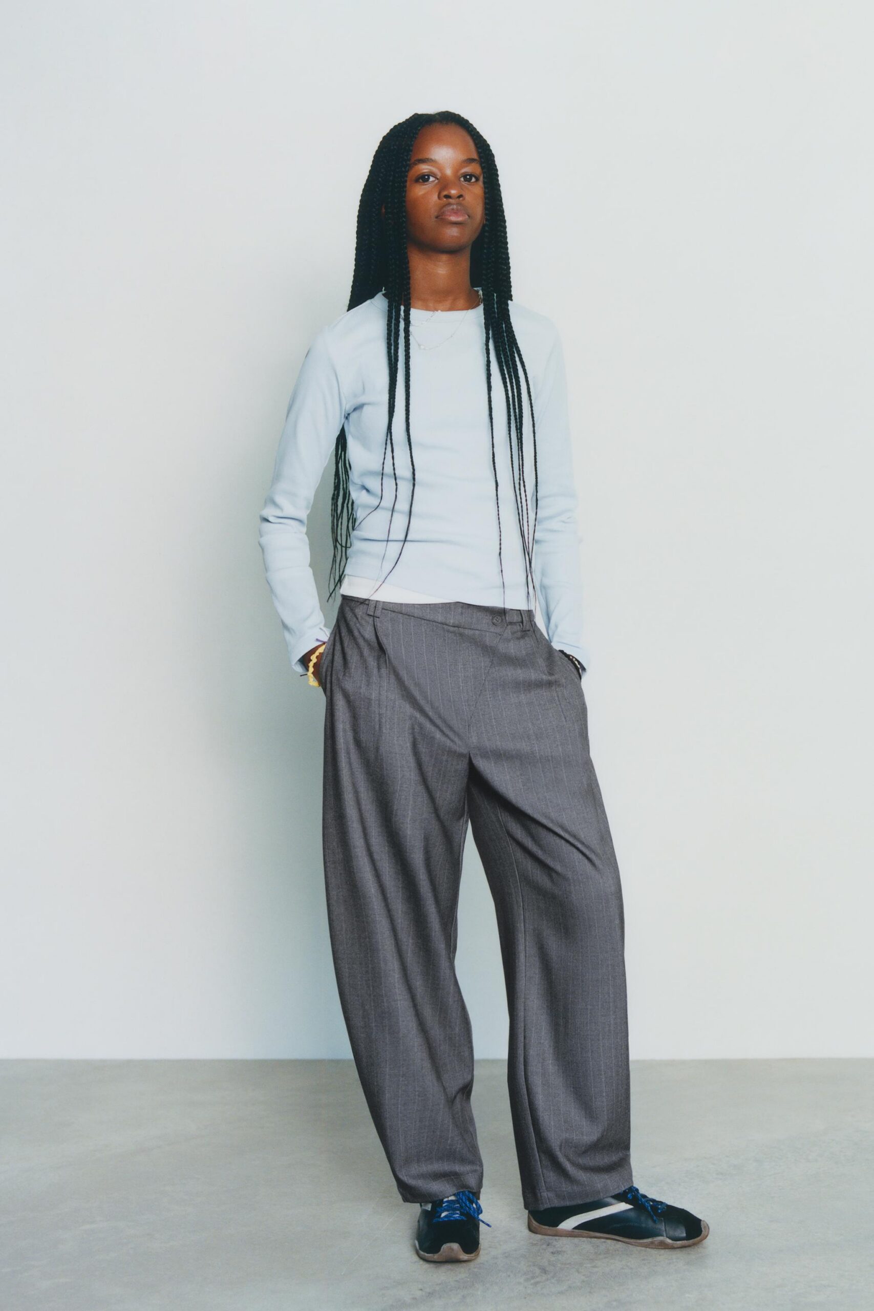zara barrel pantalon